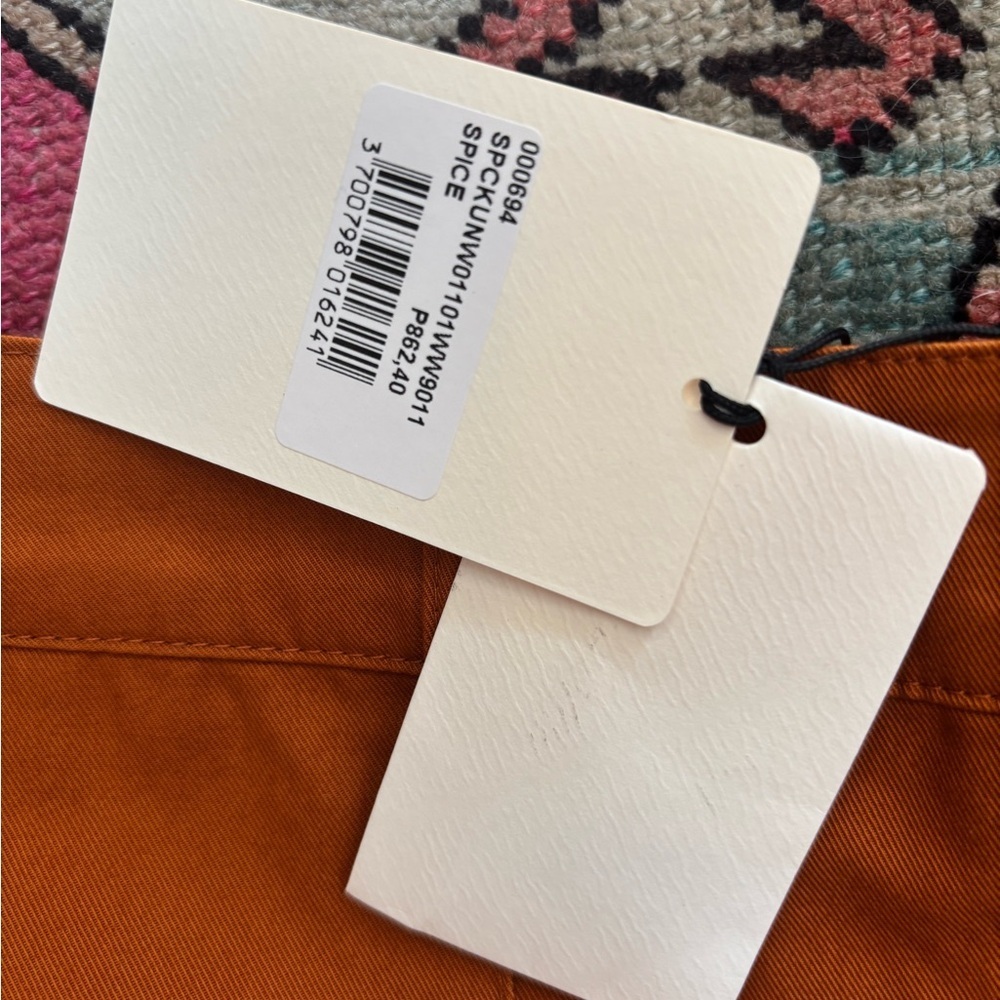 Maison Kitsuné Casual Pants Size 40 US 8 Spice Relaxed Trouser NWT - Picture 11 of 12